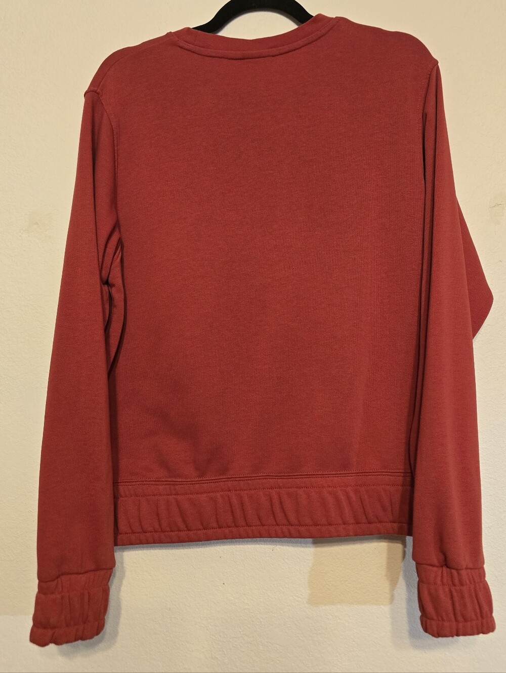 Nike Icon Clash French Terry Pullover Sweatshirt Cinnabar Red Oversized Size M - Picture 3 of 8
